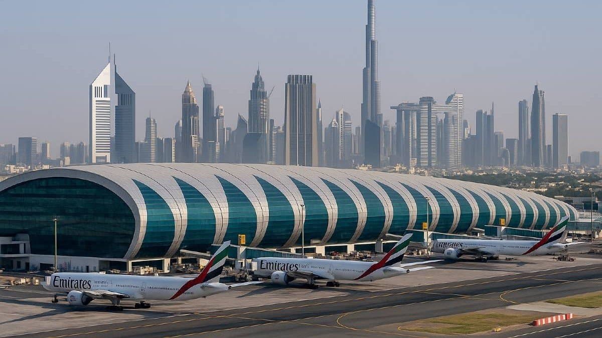 Bandara Internasional Dubai Diserang Drone Iran: Empat Luka, Penerbangan Tertunda, dan Ketegangan Regional Memuncak. Sumber: Deccan Herald
