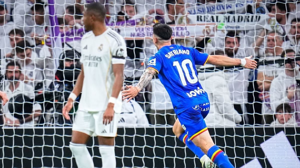 Martin Satriano Bikin Kejutan Besar di Santiago Bernabéu, Getafe Kalahkan Real Madrid 0-1