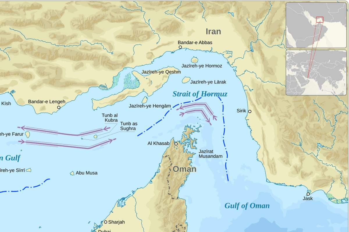 Iran Tutup Selat Hormuz Pasca Serangan Gabungan AS‑Israel, Dampak Global Mulai Terasa. Sumber Gambar: Kompas.com