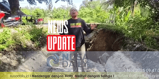 Irigasi Jebol Lumpuhkan Aktivitas Warga, Datuk Rio Desak Pemkab Bungo Segera Bertindak