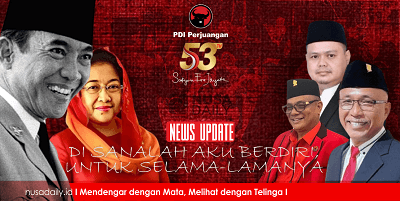 Menjaga Nilai Kerakyatan, DPC PDI Perjuangan Bungo Ucapkan Selamat HUT ke-53