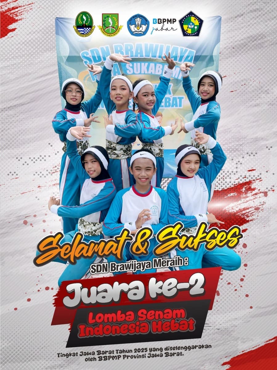 SDN Brawijaya Raih Juara 2 Lomba SAIH Jabar