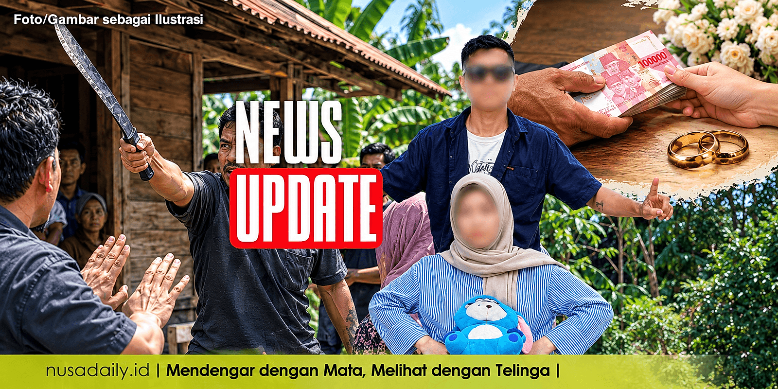 Rencana Pernikahan Berujung Keributan di Tebo, Keluarga Asal Bungo di ancam Parang dan Pertanyakan Penyelesaian Uang Tanda Jadi