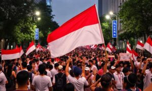 Demonstrasi Indonesia Gelap