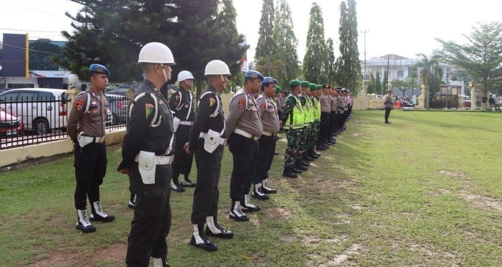 Kapolres Bungo Pimpin Apel Operasi Keselamatan Siginjai 2025