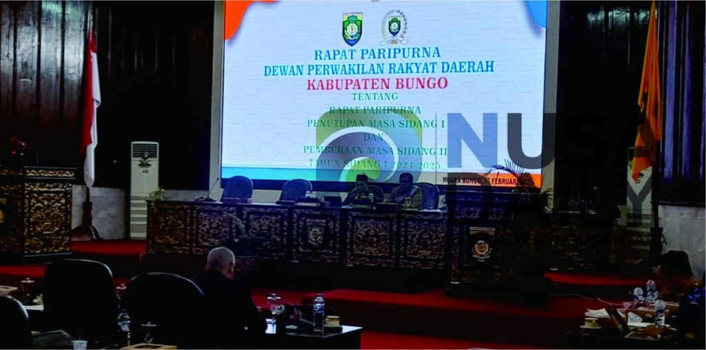 Masa Sidang I dan II DPRD Bungo