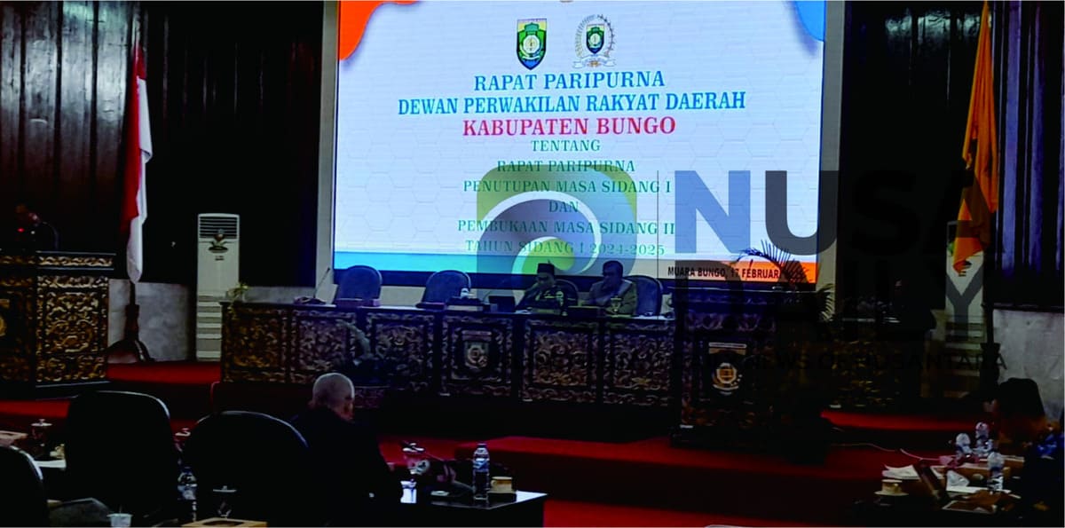 Masa Sidang I dan II DPRD Bungo