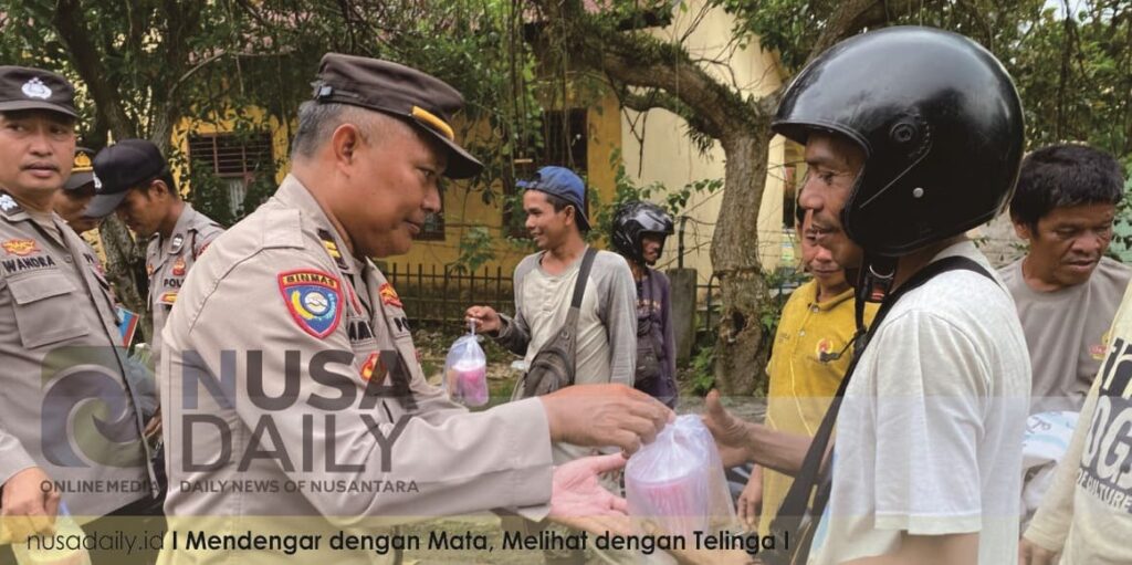 Polres Bungo Berbagi Takjil, Meriahkan Bulan Suci Ramadan 1446 H